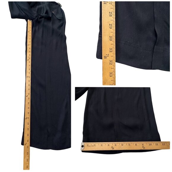 Ulla Johnson Alandra Wide Leg Pants Raven Black Size 4 NWT $425 - Picture 15 of 16